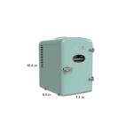 ARCTIC CHEF Mint Mini Fridge, 0.15 Cu Ft