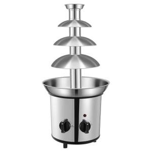Electric 4-Tier Stainless Steel Chocolate Fountain