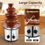 Electric 4-Tier Stainless Steel Chocolate Fountain