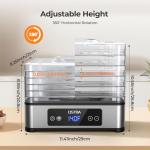 OSTBA 5-Tray Food Dehydrator with Timer and Temp Control