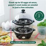 BELLA Double Tier Egg Cooker and Poacher