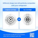 Waterdrop LT1000PC Refrigerator Water Filter Replacement