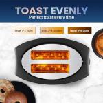 Elite Gourmet 2-Slice Extra Wide Toaster