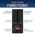 Elite Gourmet 2-Slice Extra Wide Toaster