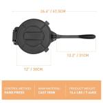 12-Inch Cast Iron Tortilla Press with Handle