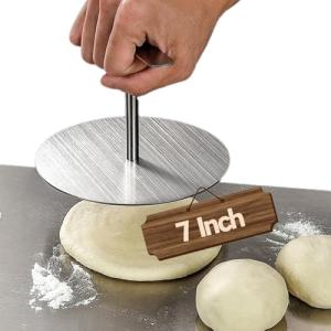 Stainless Steel 7-Inch Tortilla Press and Maker