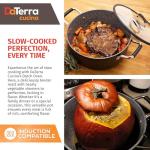 DaTerra Cucina 8 Qt Nonstick Ceramic Dutch Oven