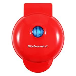 Elite Gourmet Mini Waffle Maker, Compact and Nonstick