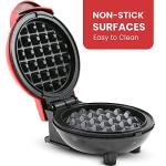Elite Gourmet Mini Waffle Maker, Compact and Nonstick