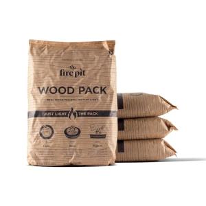 TIKI Wood Pack - 4 Smokeless Fire Pit Pellets