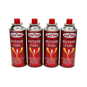 GasOne Butane Fuel Canister 4 Pack