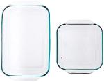 Pyrex 2-Piece Basics Bake Dish Set