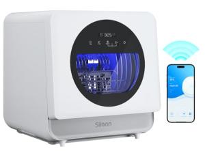 Silonn Compact Countertop Dishwasher with Smart Control