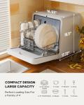 Silonn Compact Countertop Dishwasher with Smart Control