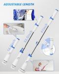 BEAUTURAL Cordless Electric Spin Scrubber with 8 Brushes