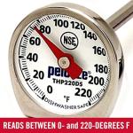 Rubbermaid Instant Read Pocket Thermometer, Dishwasher Safe