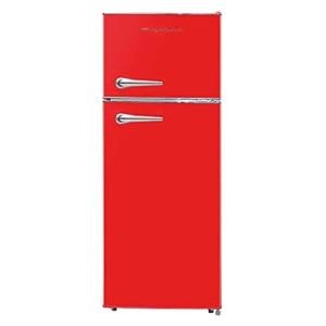 Frigidaire Retro 2-Door Apartment Refrigerator, Red