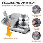 Electric Deli Food Slicer with Adjustable Thickness