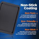 NutriChef Non-Stick Cookie Sheet Set - 3 Sizes