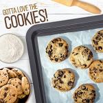 NutriChef Non-Stick Cookie Sheet Set - 3 Sizes