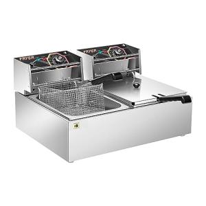 VIVOHOME 20.7 Qt Electric Deep Fryer with Baskets