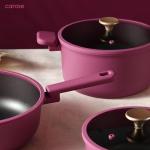 CAROTE Nonstick Cookware Set with Silicone Tools