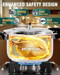 WantJoin 8 Quart Stainless Steel Pressure Cooker