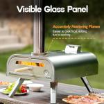 BIG HORN OUTDOORS 16" Portable Woodfire Pizza Oven