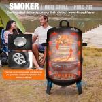 GRiliFE 16" Charcoal Smoker and Grill Combo