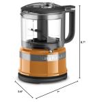 KitchenAid 3.5 Cup Food Chopper - Tangerine