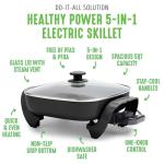GreenLife 12" Electric Skillet with Nonstick Ceramic