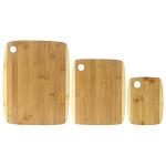 Bamboo 3-Piece Reversible Cutting Board Set
