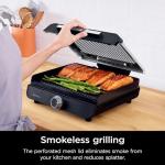 Ninja Smokeless Indoor Grill with Nonstick Plate