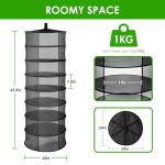 iPower 8-Layer Herb Drying Rack with Storage Bag
