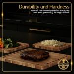 3-Piece Acacia Cutting Board Set with Stand