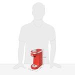 Chulux Mini Single Serve Coffee Maker - Red