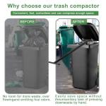 Yuxitia Manual Trash Compactor for Kitchen Recycling