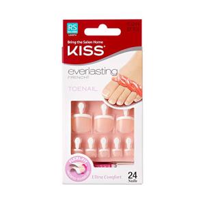 KISS Everlasting French Press On Toenails Kit