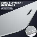Wekayli 3-Piece Stainless Steel Cutting Board Set
