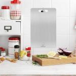 Wekayli 3-Piece Stainless Steel Cutting Board Set