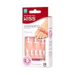 KISS Everlasting French Press On Toenails Kit