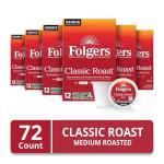Folgers Classic Medium Roast Coffee K-Cup Pods