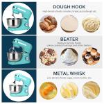 Retro Blue 4.5L Stand Mixer for Culinary Chefs