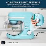 Retro Blue 4.5L Stand Mixer for Culinary Chefs