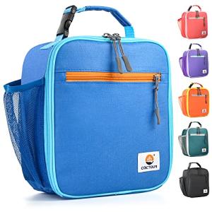 CaCTOUR Insulated Lunch Box for Kids (Blue)