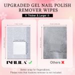 300PCS Nail Foil Wraps for Easy Polish Removal