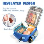 CaCTOUR Insulated Lunch Box for Kids (Blue)