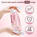 300PCS Nail Foil Wraps for Easy Polish Removal