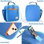 CaCTOUR Insulated Lunch Box for Kids (Blue)