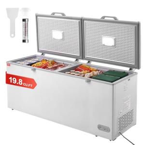 Large VEVOR Chest Freezer with Locking Lids